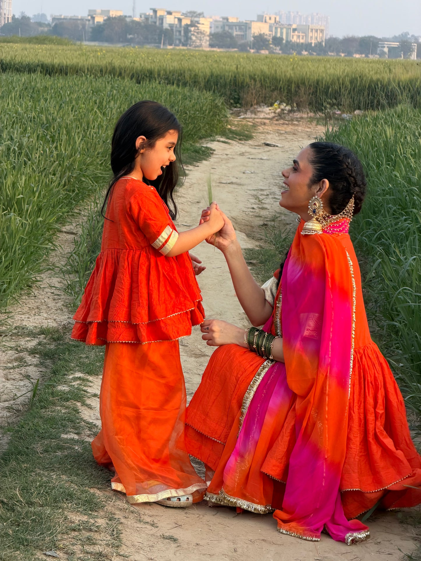 Basanti suit set