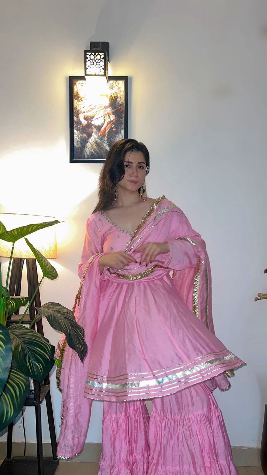 Gulaab sharara set