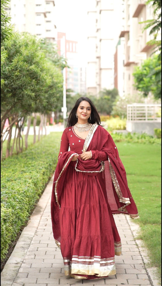 Kumkum Anarkali suit set