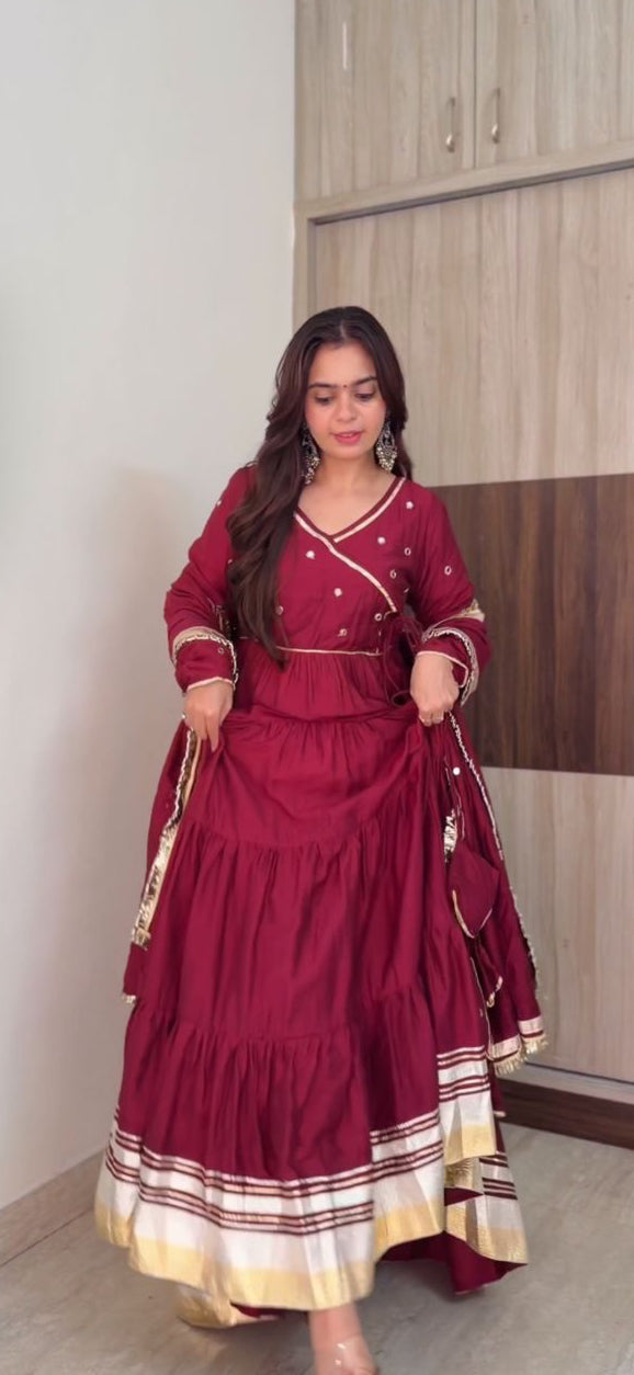 Kumkum Anarkali suit set
