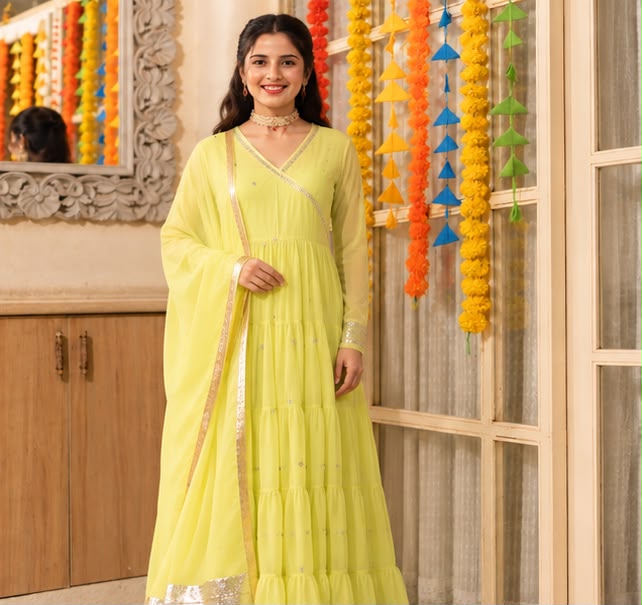 Chandini Anarkali suit set