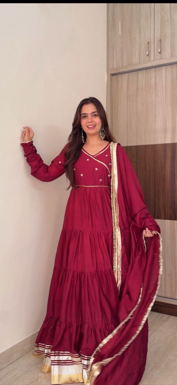 Kumkum Anarkali suit set