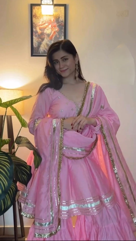 Gulaab sharara set